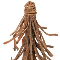 Produkt Choinka z gałązek wierzbowych na drewnianej podstawie, 48cm