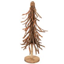 Produkt Choinka z gałązek wierzbowych na drewnianej podstawie, 48cm