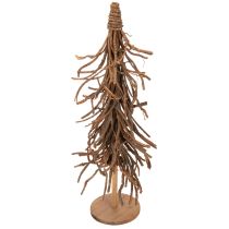 Produkt Dekoracyjne drzewko z gałęzi wierzbowych na drewnianej podstawie, 68cm