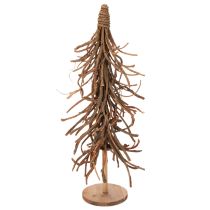Produkt Dekoracyjne drzewko z gałęzi wierzbowych na drewnianej podstawie, 68cm