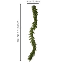Produkt Girlanda ze sztucznej jodły, zielona, do dekoracji świątecznych, 180 cm