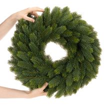 Produkt Wieniec z gałązek jodłowych, zielony, okrągły, 50 cm