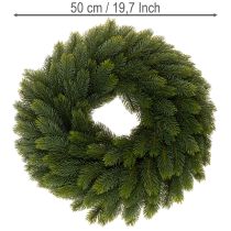 Produkt Wieniec z gałązek jodłowych, zielony, okrągły, 50 cm