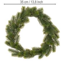 Produkt Sztuczny wianek jodłowy zielony do dekoracji drzwi, 35 cm