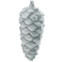 Produkt Szyszki ozdobne szare flokowane 11,5cm 6 szt.