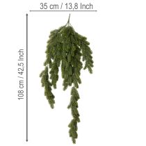 Produkt Sztuczna gałązka jodły do dekoracji stołu świątecznego 108cm
