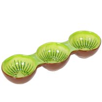Produkt Ceramiczna miska z motywem kiwi, letnia dekoracja do stylowego serwowania tapas i przekąsek, 30 cm