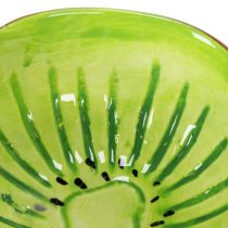 Produkt Ceramiczna miska z motywem kiwi, letnia dekoracja do stylowego serwowania tapas i przekąsek, 30 cm