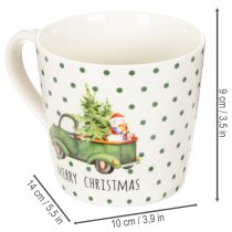 Produkt Kubek ceramiczny Merry Christmas motyw samochodu świątecznego 10cm 2 szt.