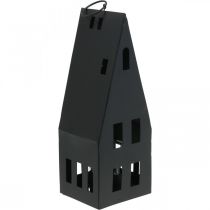 Produkt Podgrzewany domek, lekki dom metalowy czarny Ø4,4cm W24cm