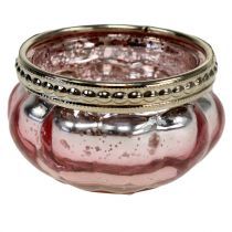 Produkt Podgrzewany szklany różowy Ø6cm W3,5cm