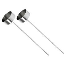 Produkt Świecznik na tealighty do zatykania srebrny 21cm 8 szt