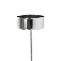Produkt Świecznik na tealighty do zatykania srebrny 21cm 8 szt