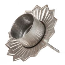 Produkt Świecznik na tealighty do zatyczki srebrny metalowy Ø9cm W9cm 4szt