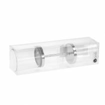 Produkt Świecznik do zaślepki metal/szkło Ø6,5cm W19cm 2 szt