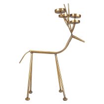 Produkt Metalowy świecznik dekoracyjny w kształcie jelenia wys. 44,5cm
