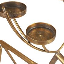 Produkt Metalowy świecznik dekoracyjny w kształcie jelenia wys. 44,5cm