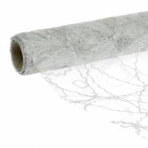 Wstążka na stół srebrna 30cm 25m