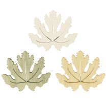 Produkt Dekoracja stołu jesienna dekoracja rozproszona dekoracja drewniana liść klonu 4cm 72 szt