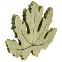 Produkt Dekoracja stołu jesienna dekoracja rozproszona dekoracja drewniana liść klonu 4cm 72 szt