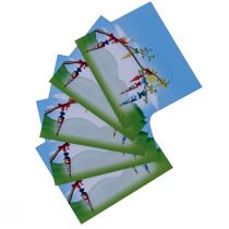 Produkt Dekoracja stołu zapisy do szkoły, wizytówki dekoracja startu szkoły 6×9cm 6szt