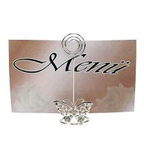 Produkt Podkładka pod kartki Motylek 3,5cm Srebrna 6szt