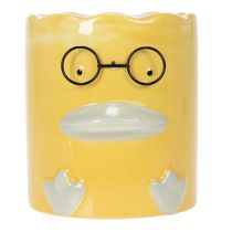 Produkt Cylindryczny, dekoracyjny ceramiczny wazon w kształcie kaczki do stylowego domu, 13 cm, 2 sztuki