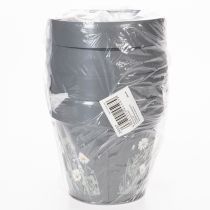 Produkt Doniczka z motywem stokrotek do stylowych wnętrz, 11 cm, 4 sztuki