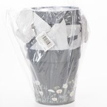 Produkt Doniczka z kwiatowym wzorem do nowoczesnej dekoracji domu i letniego balkonu, 13 cm, 4 sztuki