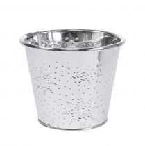 Doniczka z płatkami śniegu Ø12,5cm W10cm 4szt