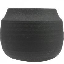 Produkt Doniczka Czarna Ceramiczna Doniczka Ø23cm W19.5cm
