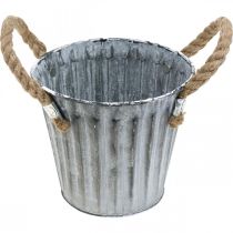 Produkt Doniczka z uchwytami, doniczka metalowa, doniczka ozdobna do sadzenia Ø14,5cm