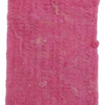 Taśma filcowa, potówka, filc wełniany różowy, pomarańczowy nakrapiany 15cm 5m