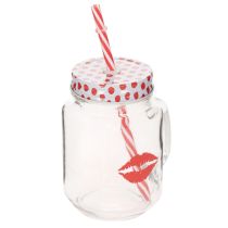Produkt Szklanka do picia z pokrywką i uchwytem Ø7cm H13,5cm