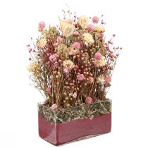 Produkt Suszone kwiaty koniczyny różowej kwiaty słomy koperek lniany 35cm 150g