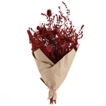 Produkt Bukiet suszonych kwiatów, wino czerwone, oset ozdobny, 40 cm, 80 g
