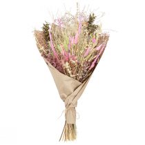 Produkt Suszony bukiet kwiatów różowo-zielony eukaliptusowy Lagurus 150g