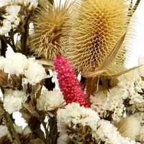Bukiet suszonych kwiatów Kwiaty słomiane Bukiet ostropestu 40–45 cm