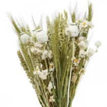 Bukiet suszonych kwiatów kwiaty słomy ziarno maku kapsułki sucha trawa 50cm