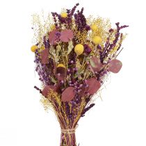 Produkt Bukiet suchy żółty fioletowo-zielony eukaliptusowy craspedia 53cm 150g