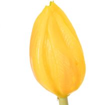 Produkt Bukiet sztucznych tulipanów, kolorowy, realistyczna dekoracja, wysokiej jakości do domu, 43 cm, 7 sztuk