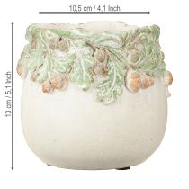 Produkt Doniczka Jesienne Żołędzie Kamień odlewany Ø14,5 cm wys. 13 cm