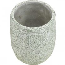 Produkt Sadzarka ceramiczna zielona biała szara sosna gałązki Ø12cm H17.5cm
