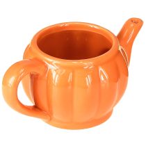 Produkt Doniczka/czajniczek ceramiczny, kolor pomarańczowy, mix kolorów, 15×9×6,5 cm, 2 sztuki
