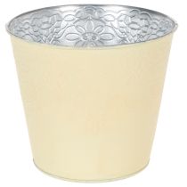 Produkt Doniczka metalowa, pastelowo żółta, Ø16cm H14cm