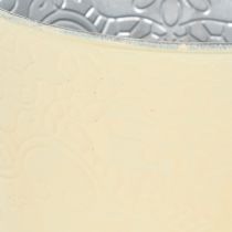 Produkt Doniczka metalowa, pastelowo żółta, Ø16cm H14cm