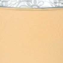 Produkt Doniczka metalowa, pastelowa pomarańczowa, Ø16cm H14cm
