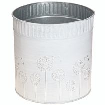 Produkt Doniczka Dandelions Metalowa Biała Ø15,5cm H15,5cm