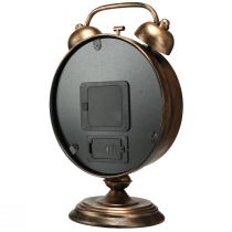 Produkt Zegar z cyframi rzymskimi, vintage, metalowy brąz Ø22cm