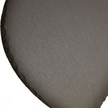 Produkt Walentynkowa dekoracja łupkowa serce serce czarne szer. 16cm 4 szt